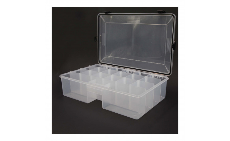 Boîte étanche 20 cases XL (35 x 22 x 9 cm)