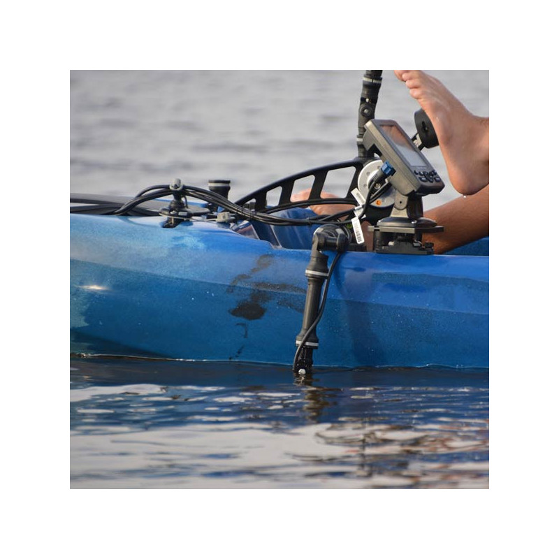 FITYLE Support Sondeur Pour Bateau Kayak - Nylon Renforcé, Rotule Réglable | Fixation Universelle