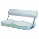 Banquette biplace pour bateau