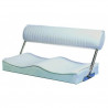 Banquette biplace pour bateau