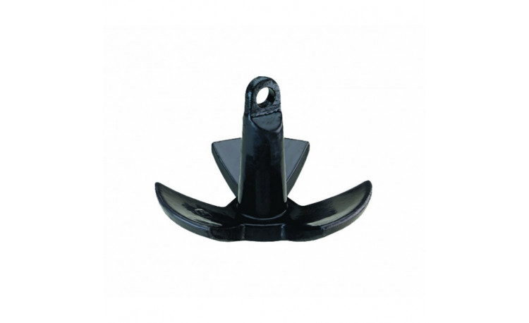 Ancre de rivière PVC noir 6,8kg