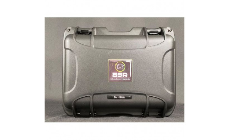 Valise lithium LifePO4 36 V 100 Amp + 2 Sorties sondeur 20Amp