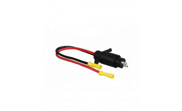 CONNECTEUR MÂLE 12/24V CÔTÉ MOTEUR