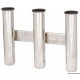 Support de canne AISI 316 fixation à paroi 3 canne